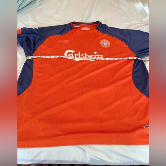 VTG Mens XL Liverpool ‘03/‘04 Orange Goalkeeper Jersey Soccer Jerzy Dudek. - Picture 3 of 15